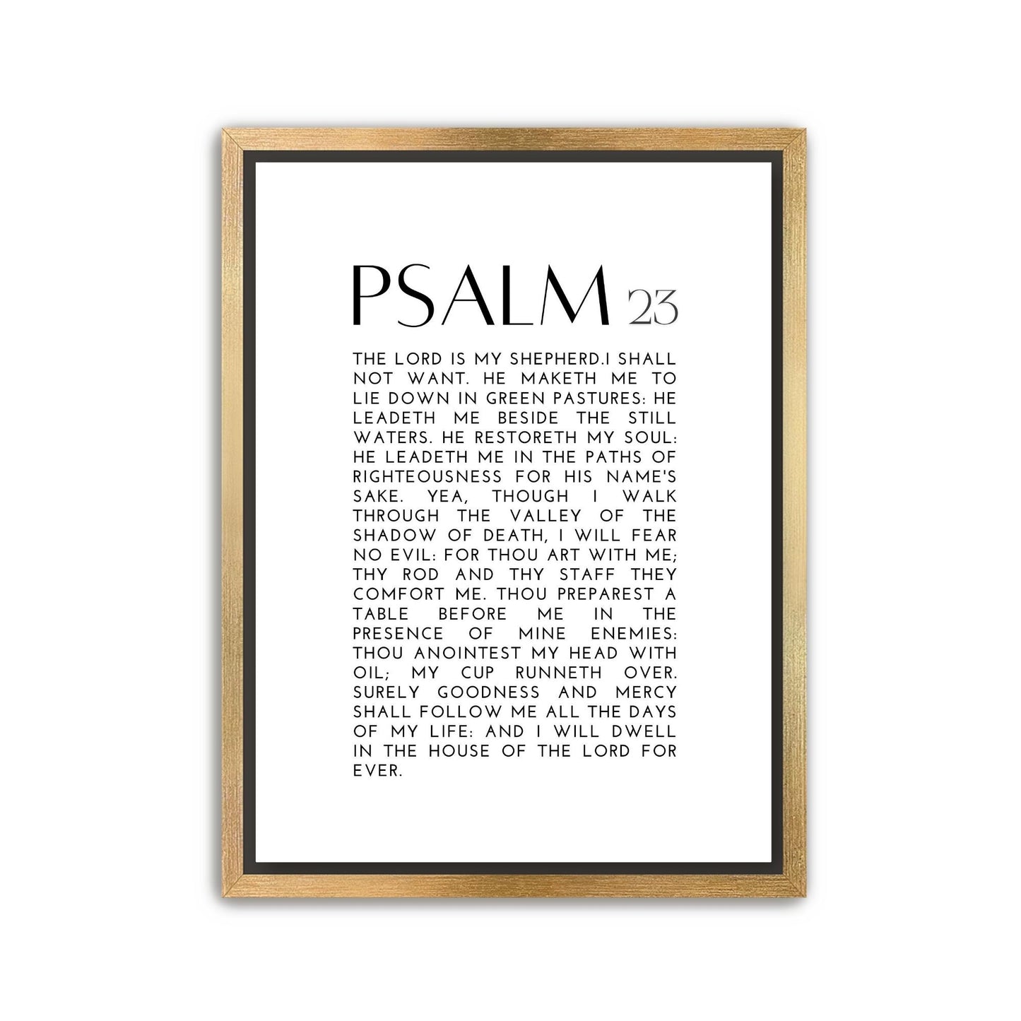 Psalm 23 Canvas