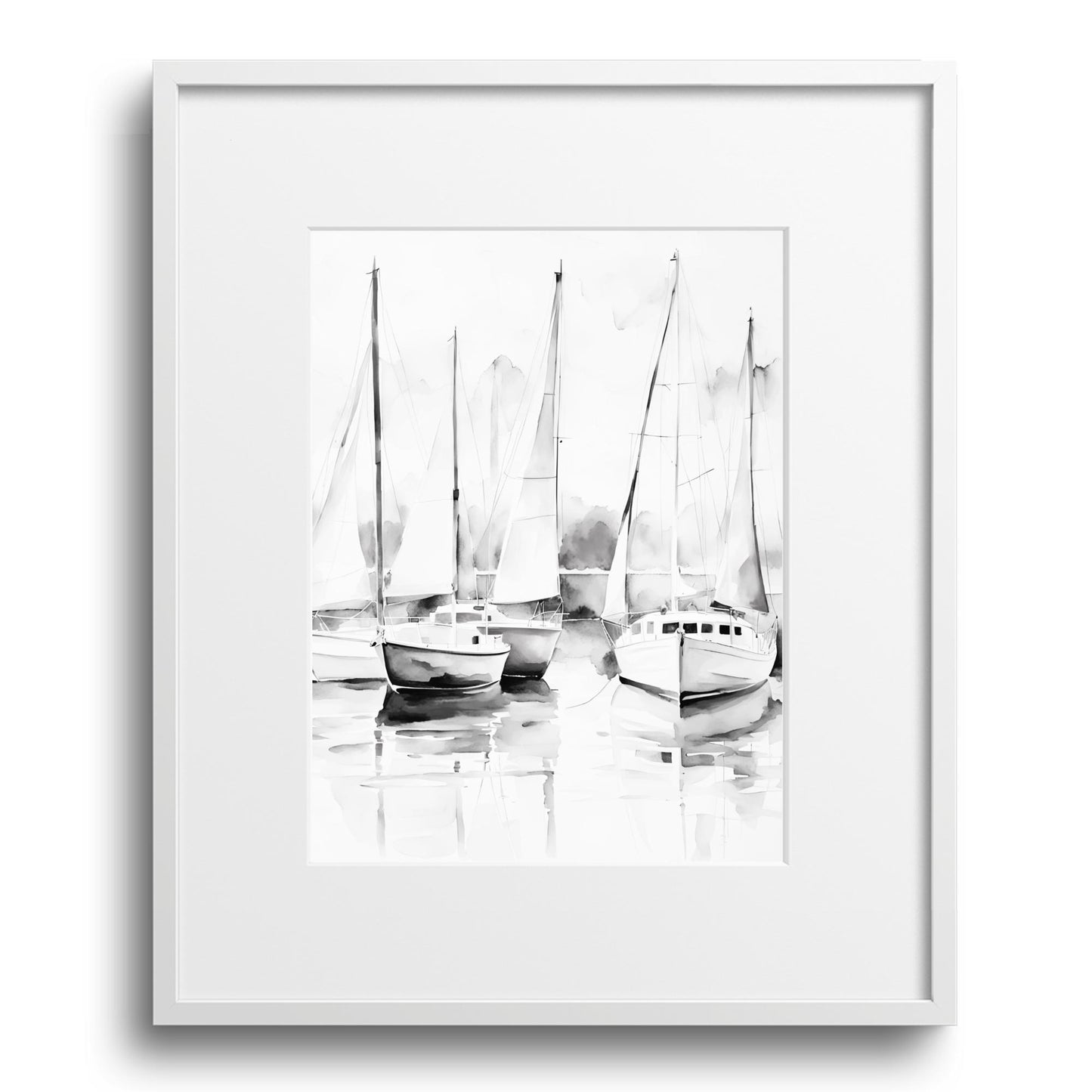 Sailing II Black + White