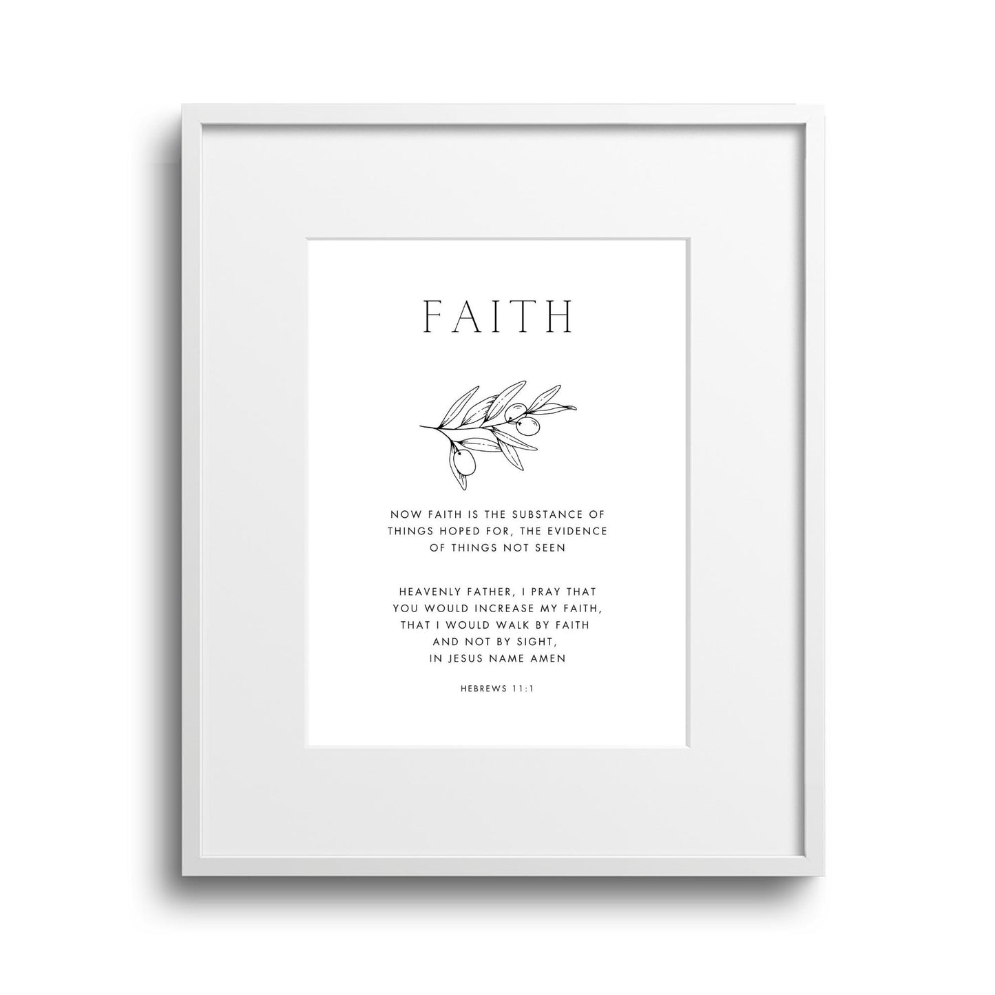 The Olive Faith Hope Love - Art Set