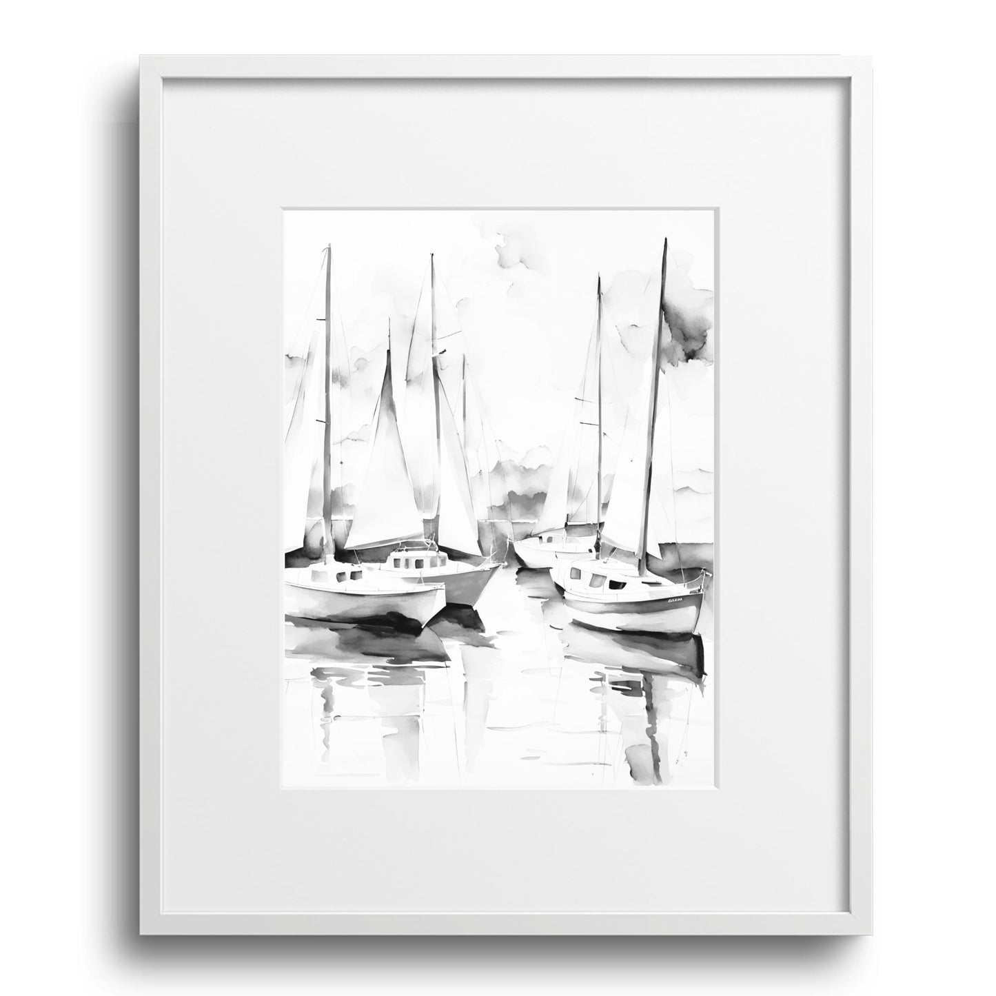 Sailing I Black + White