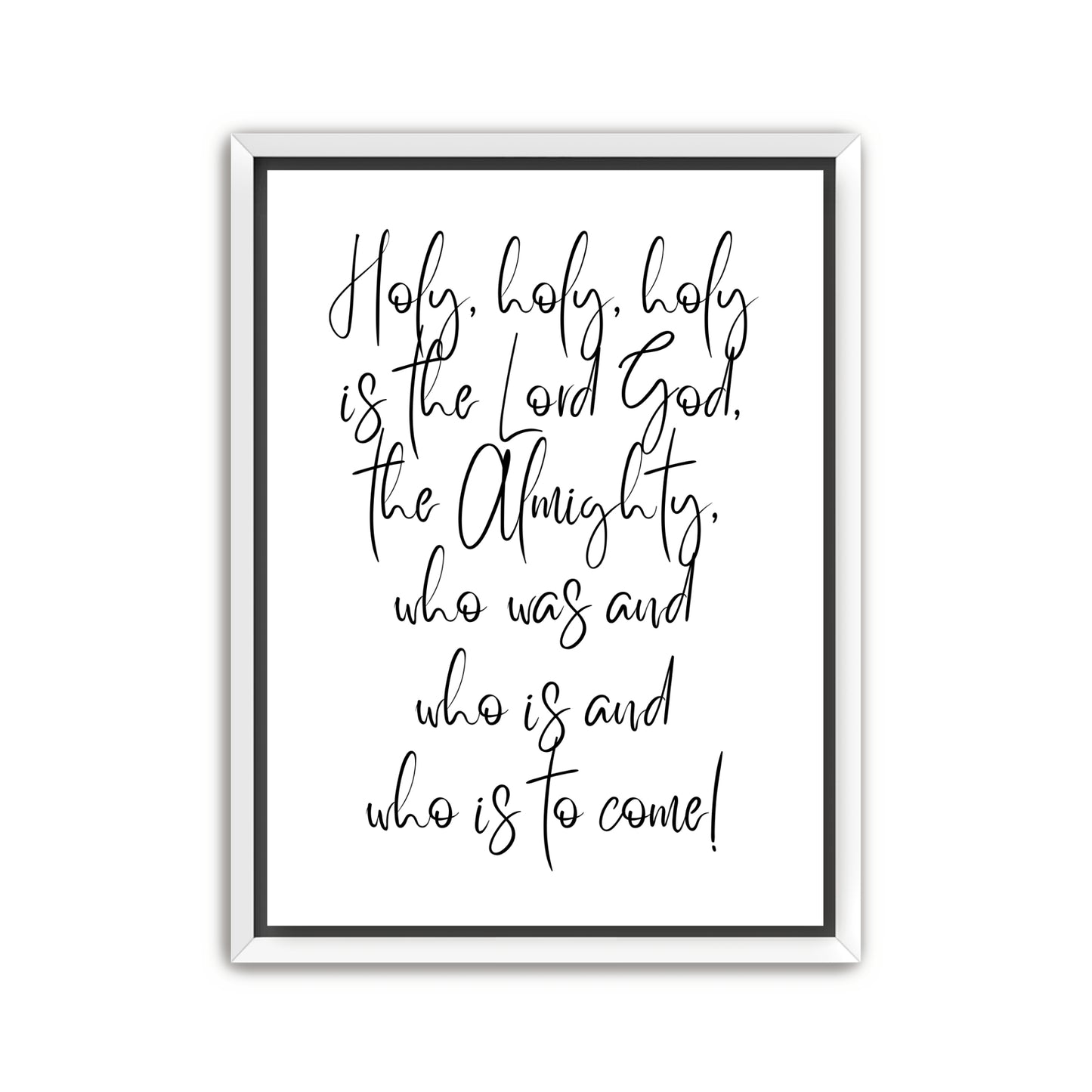 Holy is the Lord Canvas