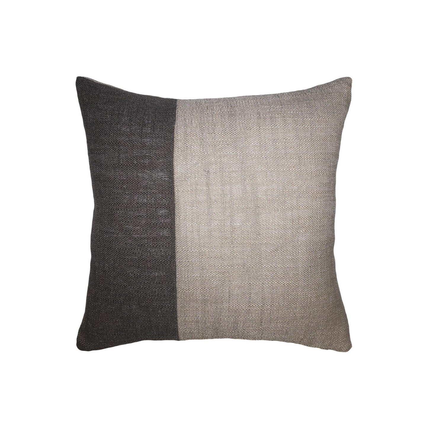 Hopsack Two Tone Stone Bark