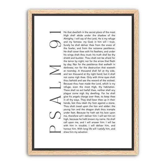 Psalm 91 Canvas