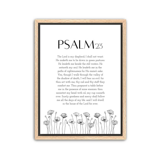 Psalm 23 Canvas