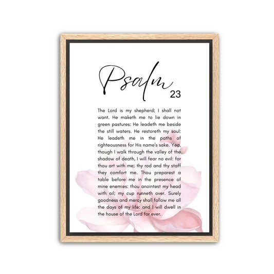 Psalm 23 Canvas