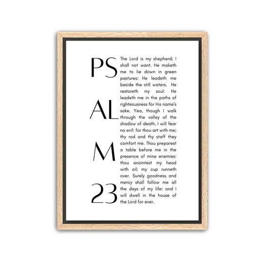 Psalm 23 Canvas