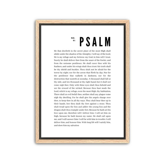 Psalm 91 Canvas