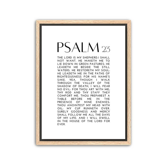 Psalm 23 Canvas