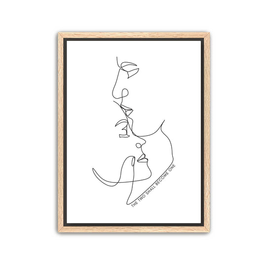 Two Become One Canvas