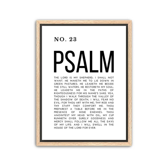 Psalm 23 Canvas