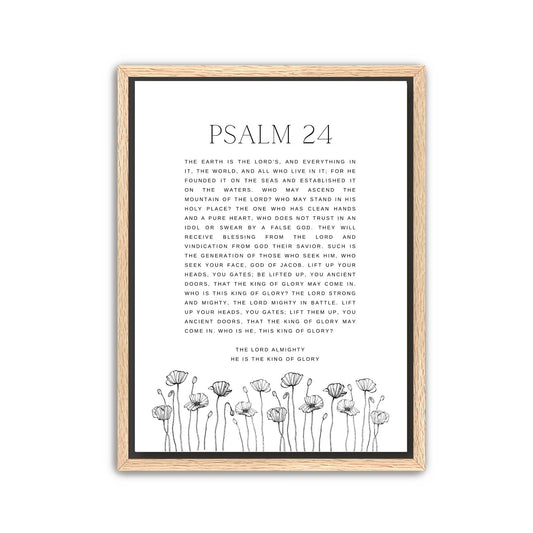 Psalm 24 Canvas