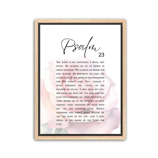 Psalm 23 Canvas