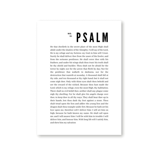 Psalm 91 Canvas