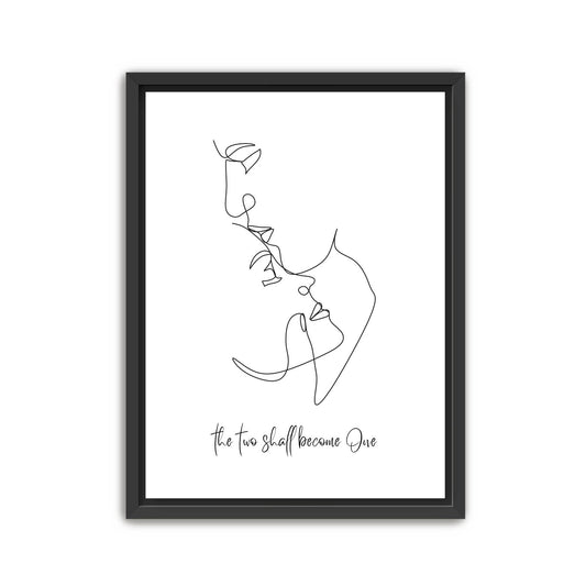 Two Become One Canvas