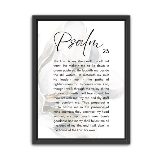 Psalm 23 Canvas