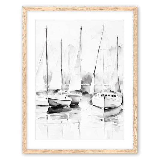 Sailing II Black + White