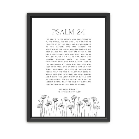 Psalm 24 Canvas