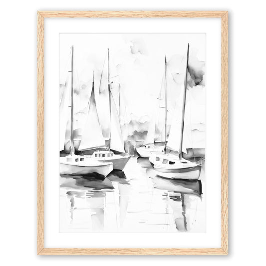 Sailing I Black + White