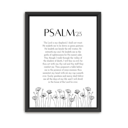 Psalm 23 Canvas