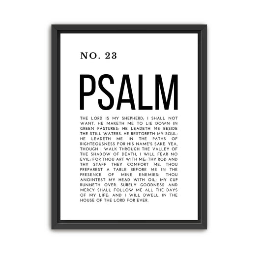 Psalm 23 Canvas