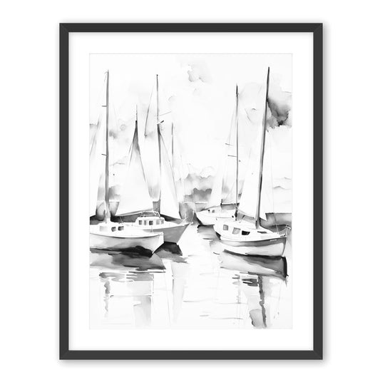 Sailing I Black + White