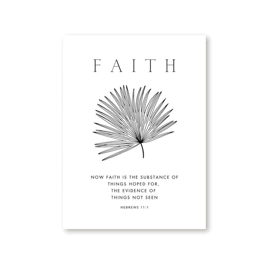The Palm Faith Hope Love - Art Set