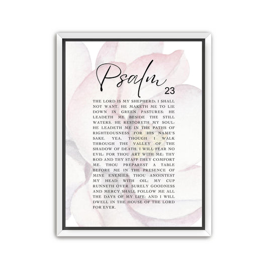 Psalm 23 Canvas