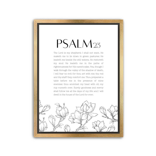 Psalm 23 Canvas