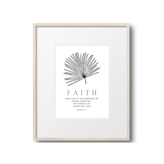 The Palm Faith Hope Love - Art Set