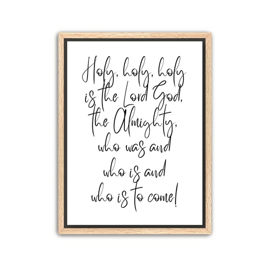 Holy is the Lord Canvas