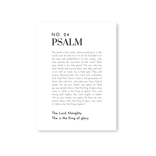 Psalm 24 Canvas