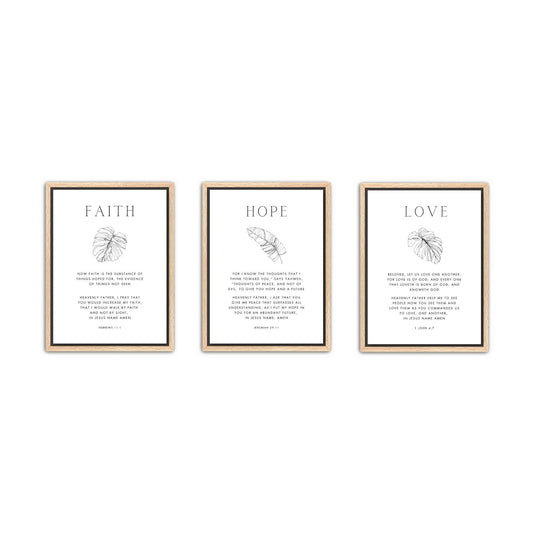 Faith Hope Love Canvas