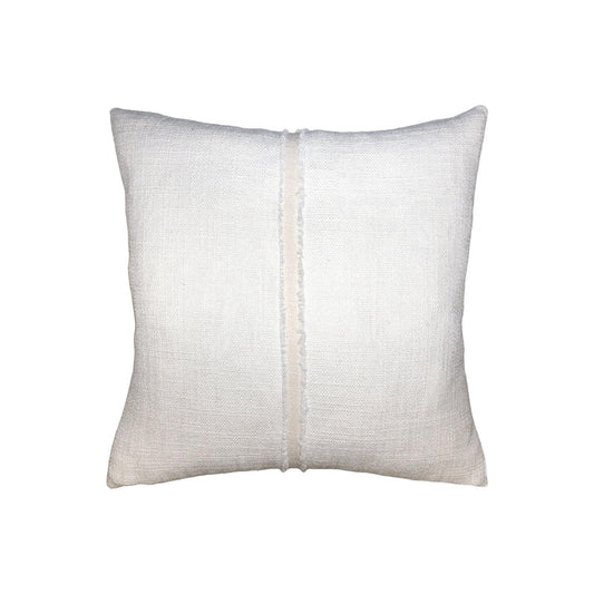 Hopsack Stitched White